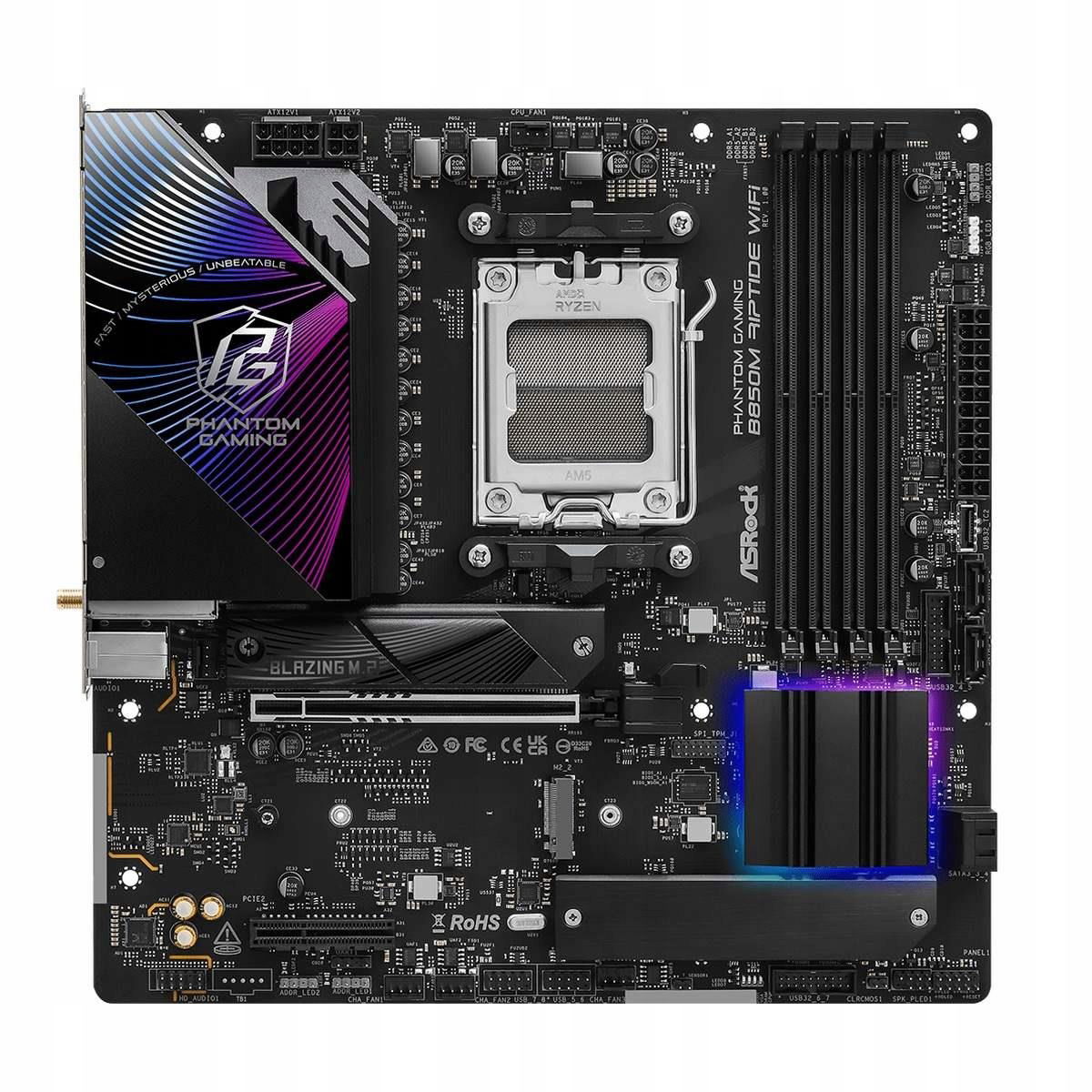 Doska ASrock B850 Riptide WiFi Amd B850 DDR5 WiFi/BT Am mATX