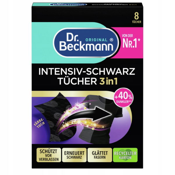 Dr. Beckmann vreckovky na čierne tkaniny 8 ks