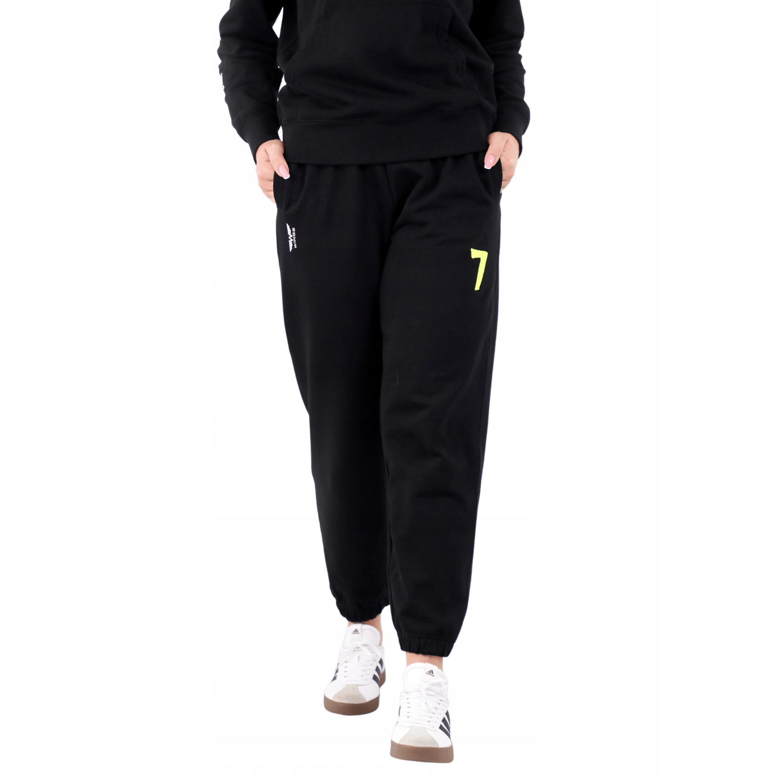 Dresové nohavice Oversize Dresy M Čierne Unisex Wings x Paprocki&Brzozowski