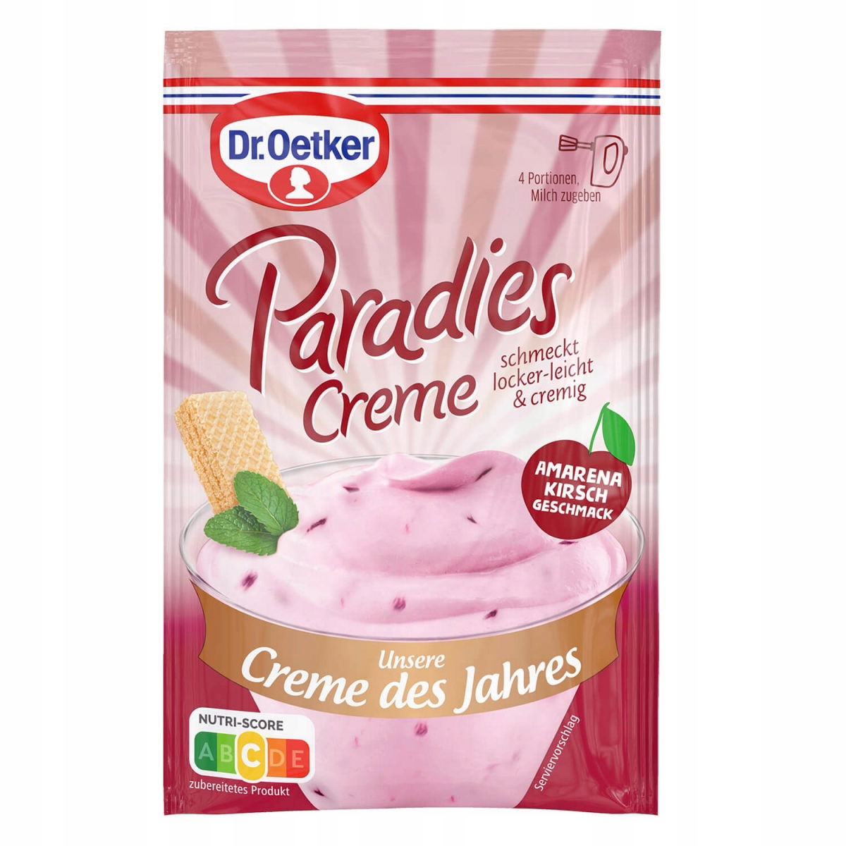 Dr.Oetker Paradies Krém Smotana Amarena Višňa za 3 minúty.