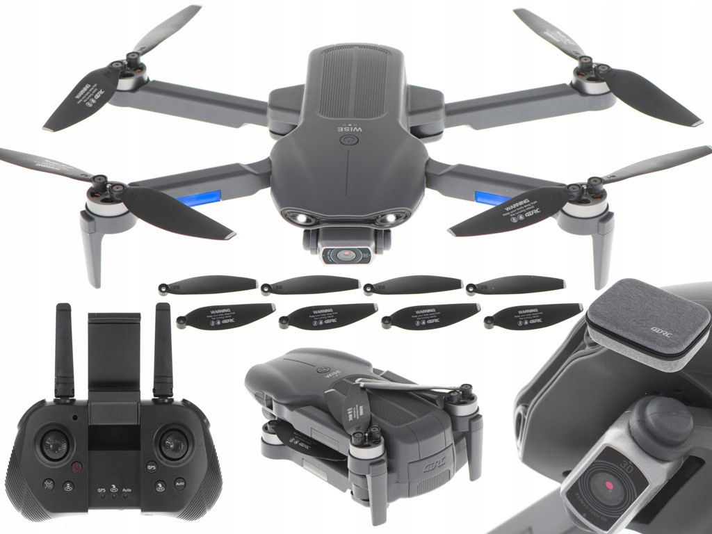 Dron Rc F9 kamera 6K Hd Gps Wifi dosah 2000 m
