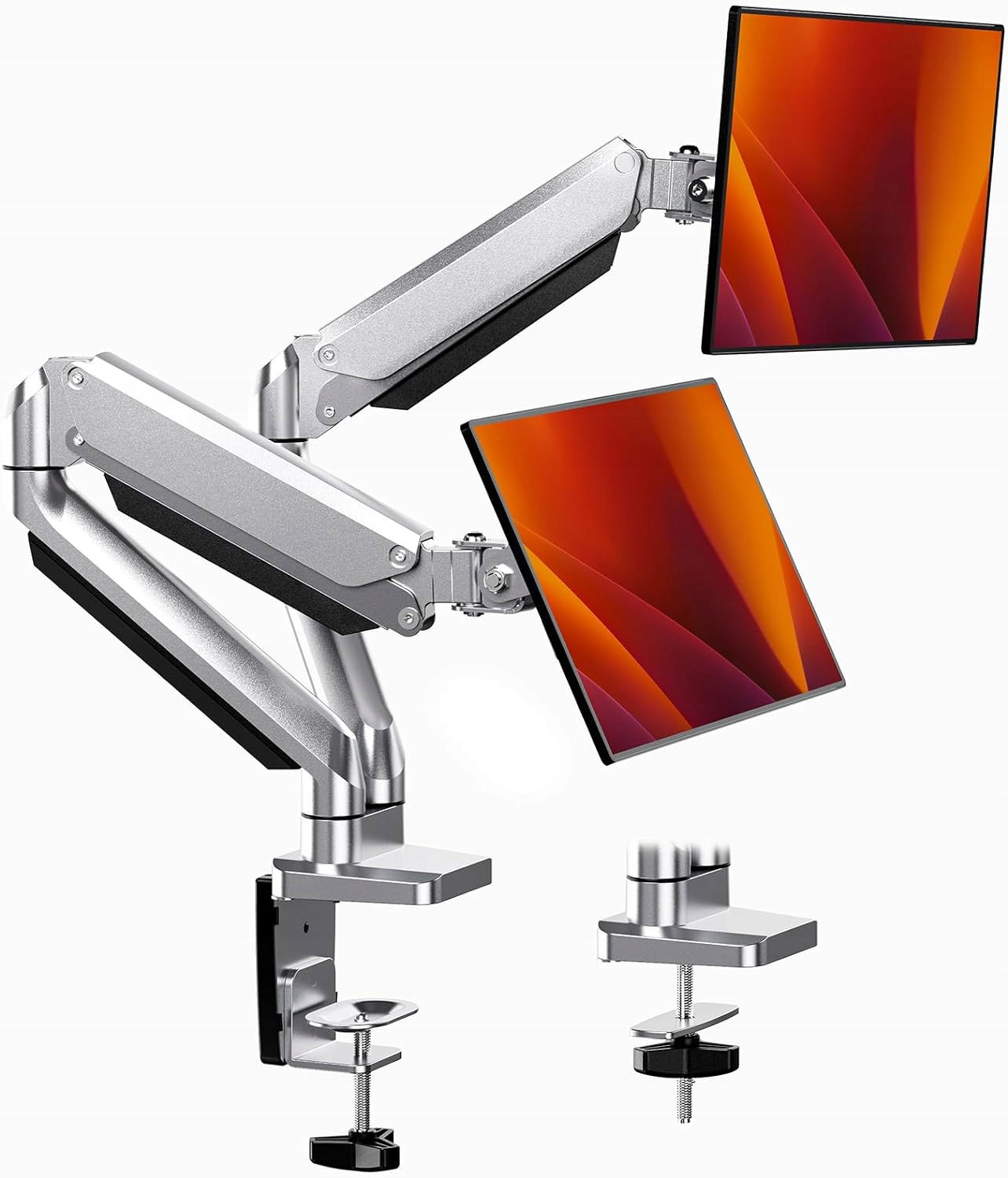 Držiak na dva monitory ErGear EGDS8, 13"-32", Vesa 100/75 mm, do 8 kg