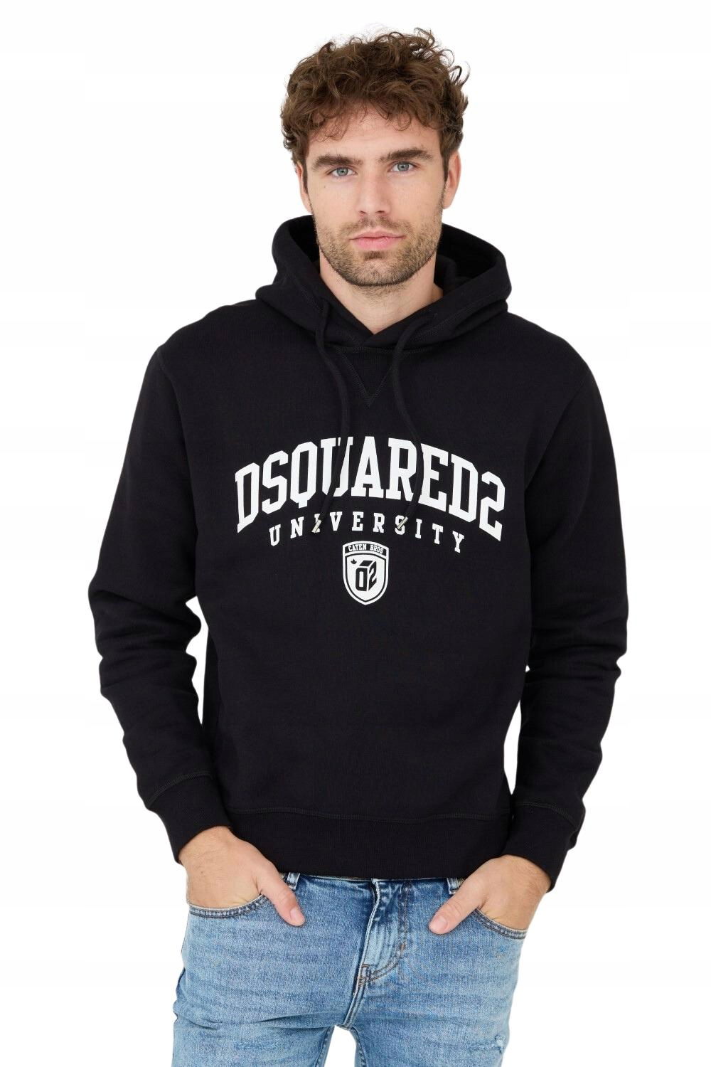 DSQUARED2 Čierna mikina Cool Fit Hoodie S
