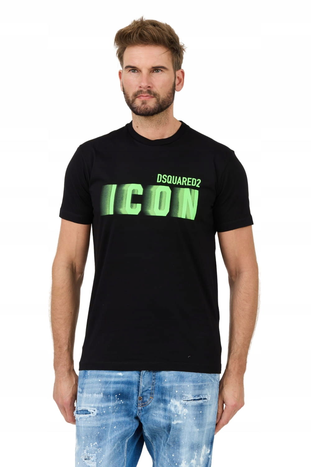 DSQUARED2 Čierne tričko Icon Blur Cool Fit Tee 3XL