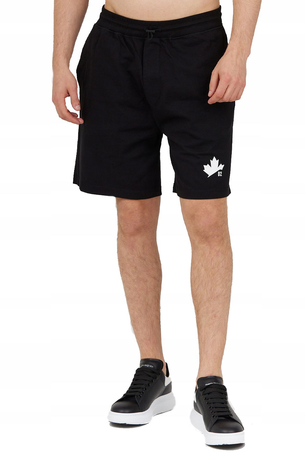 DSQUARED2 Pánske teplákové šortky s listom r L