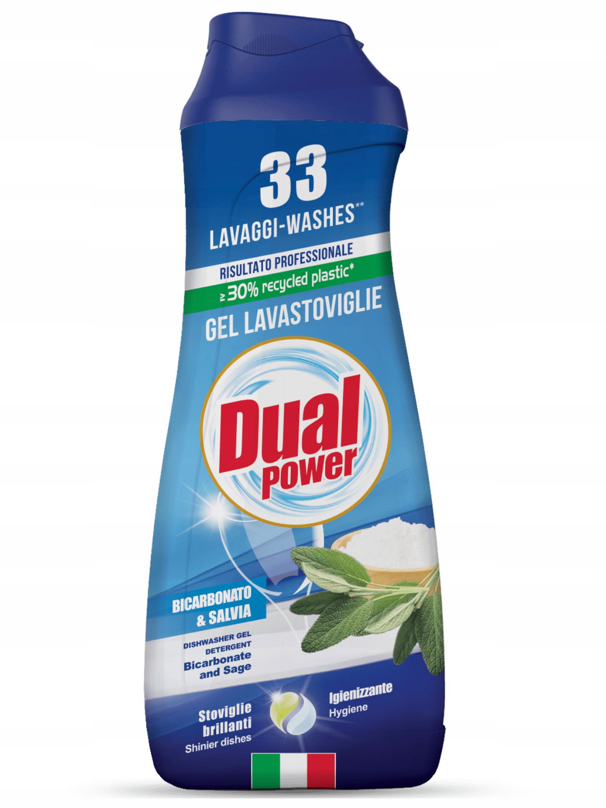 Dual Power Gél Do Umývačky Riadu So Sódou 660 ML 33 Umývaní