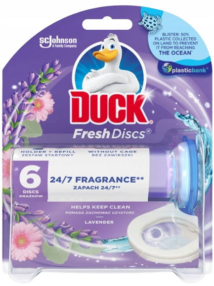 Duck Fresh Discs Wc 36ml Levanduľa