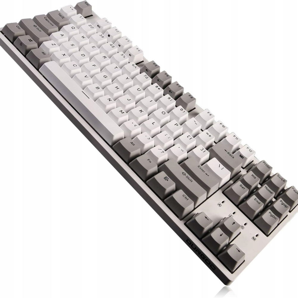 Durgod Taurus K320 Tkl Mechanická herná klávesnica 87K Cherry Silver
