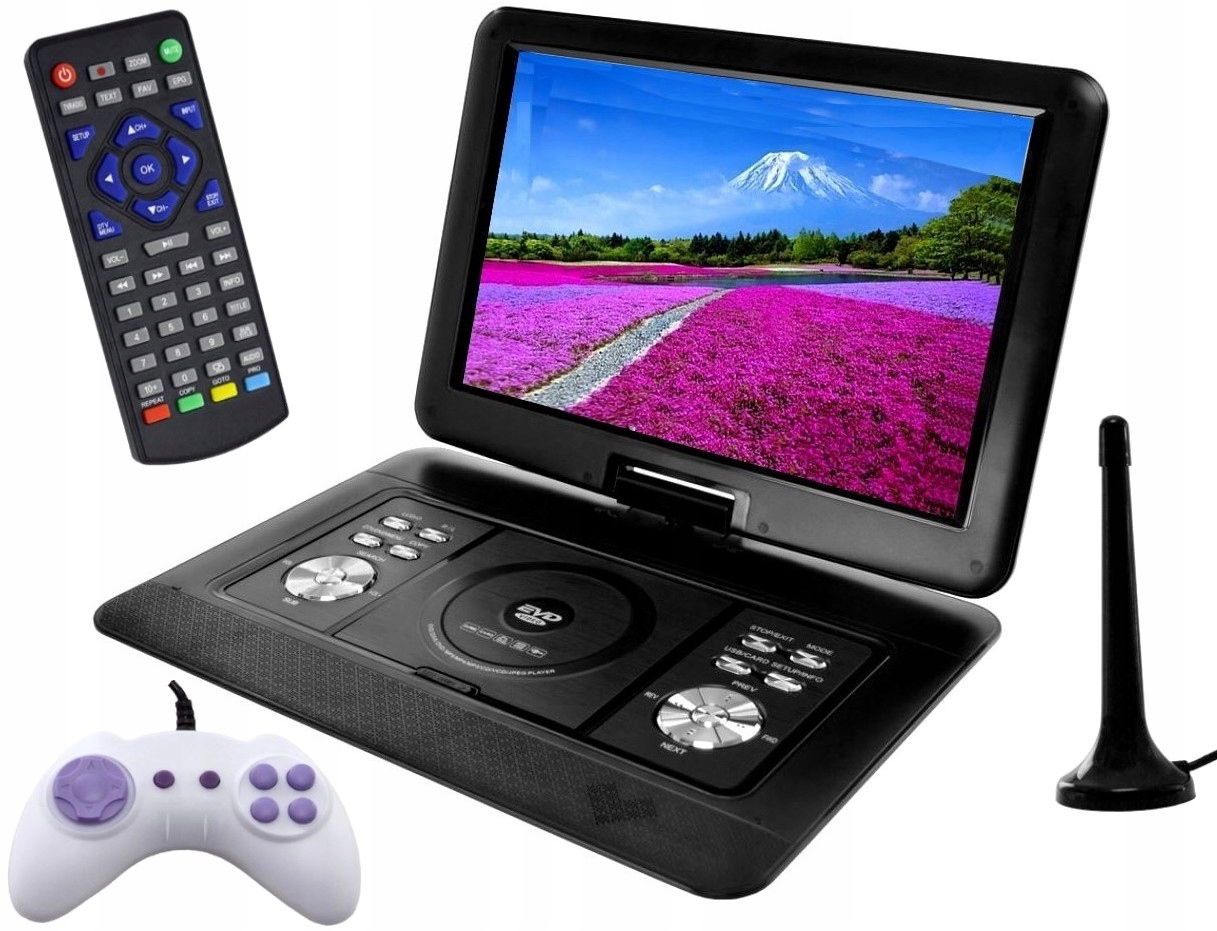 DVD CD Prehrávač 16 palcov Usb Sd Konzola Tv Hry