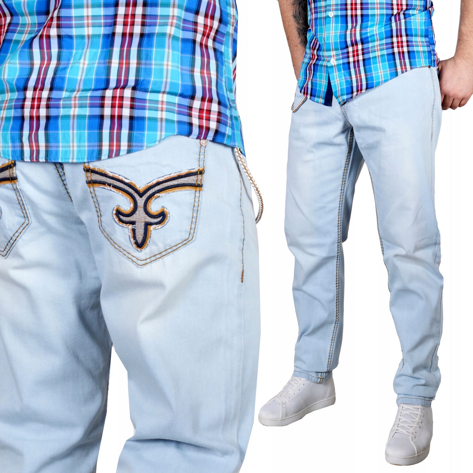 Džínsové nohavice Mondo Regular Light Denim