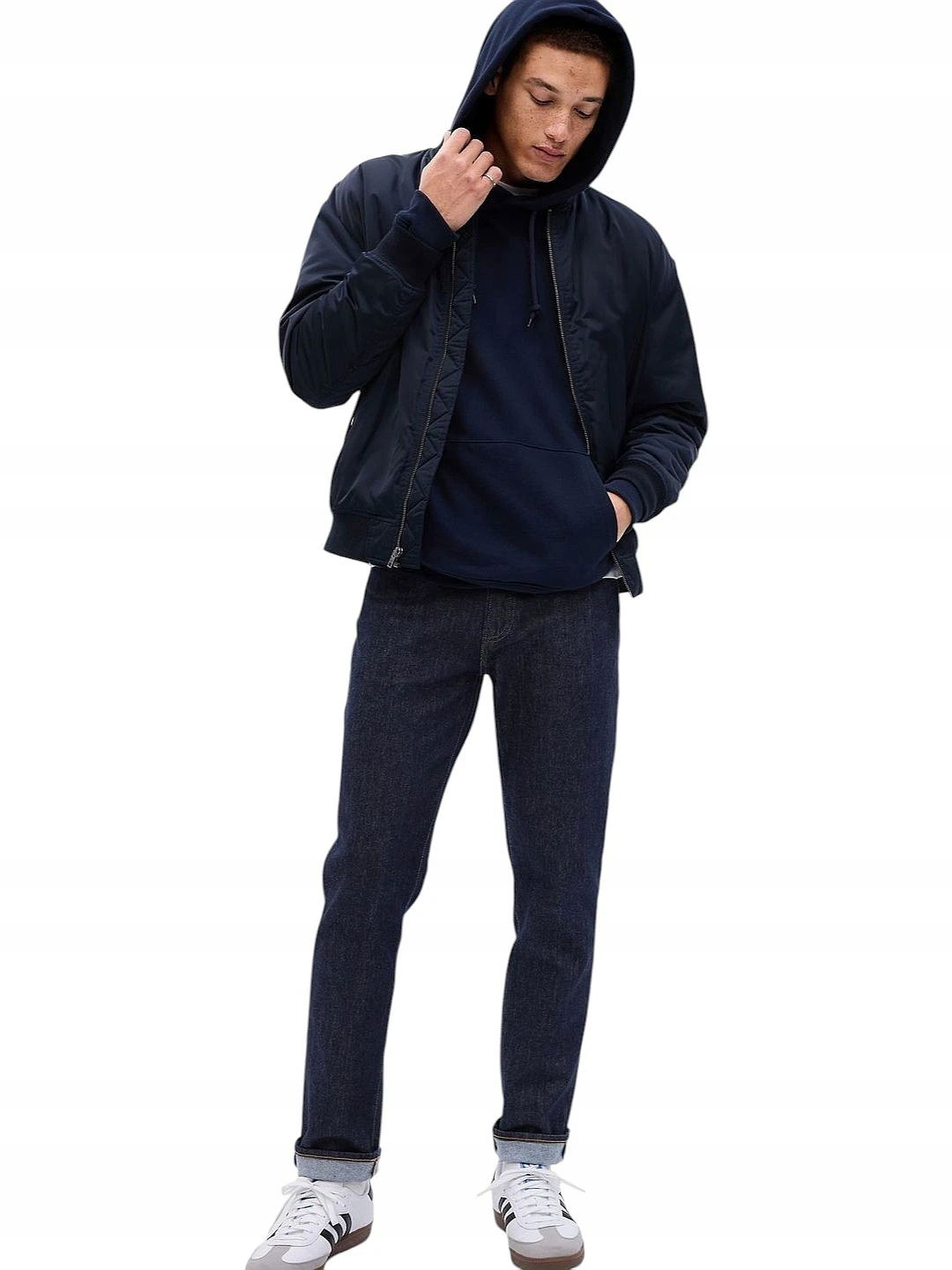 džínsy Gap Slim GapFlex Mid Rise Resin Rinse