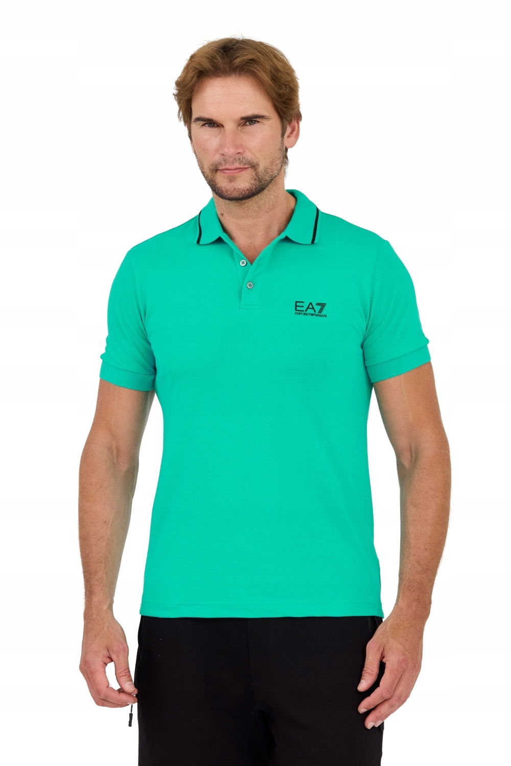 EA7 Zelená polokošela XXL