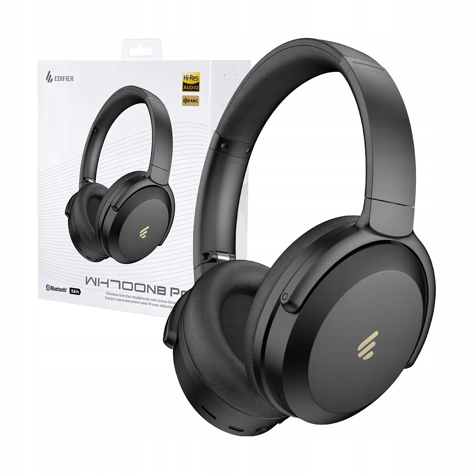 Edifier WH700NB Pro Slúchadlá Anc Bluetooth 5.4 56h Hi-Res Eq čierne