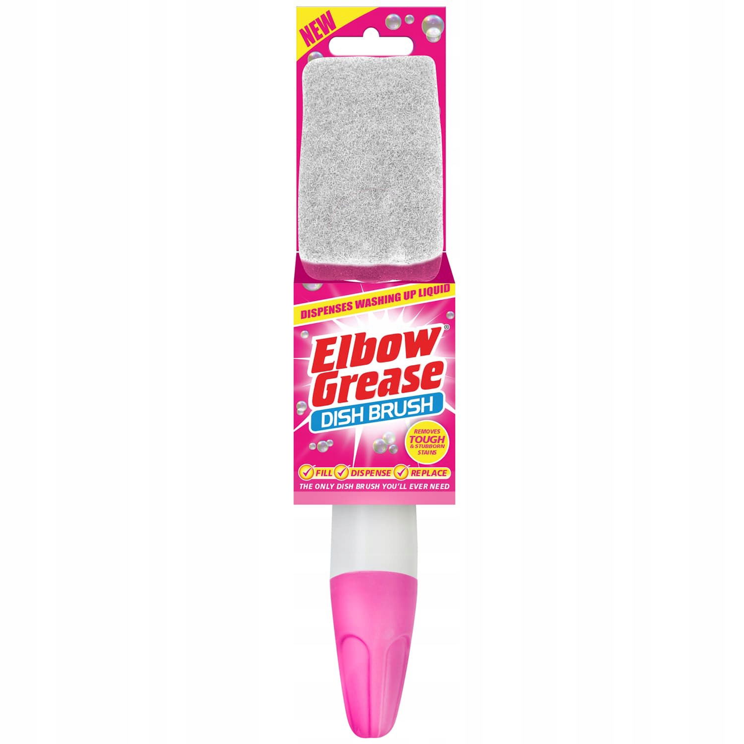 Elbow Grease Dish Brush Kefa na umývanie riadu s dávkovačom