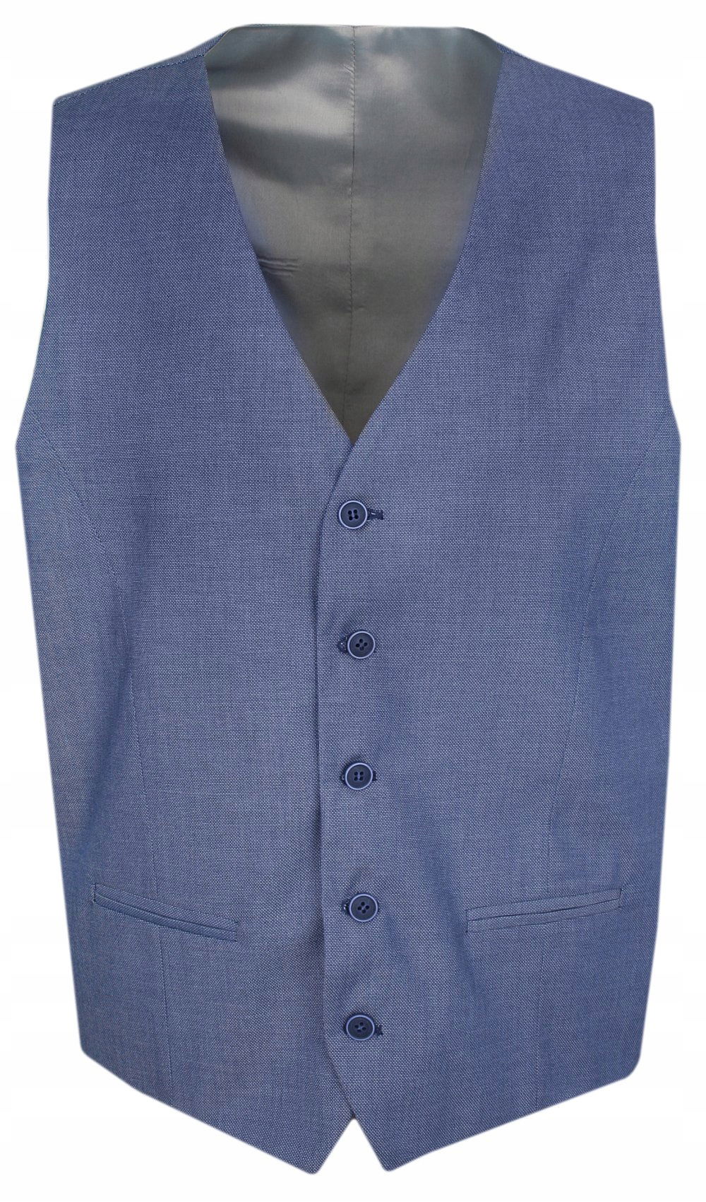 Elegantná vesta Janimen- Modrá Reg- 50