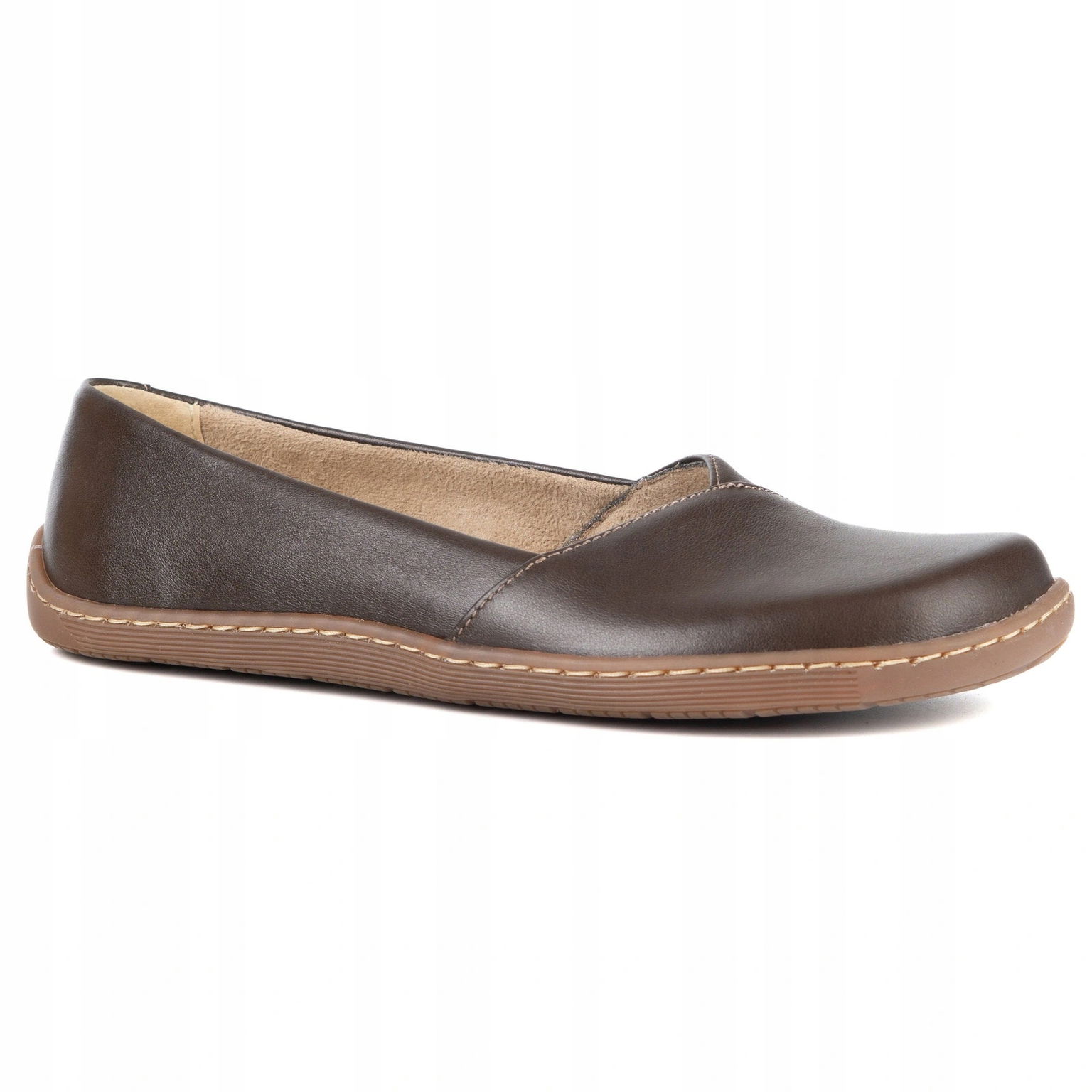 Elegantné dámske barefootové baleríny Maelle hnedé 38