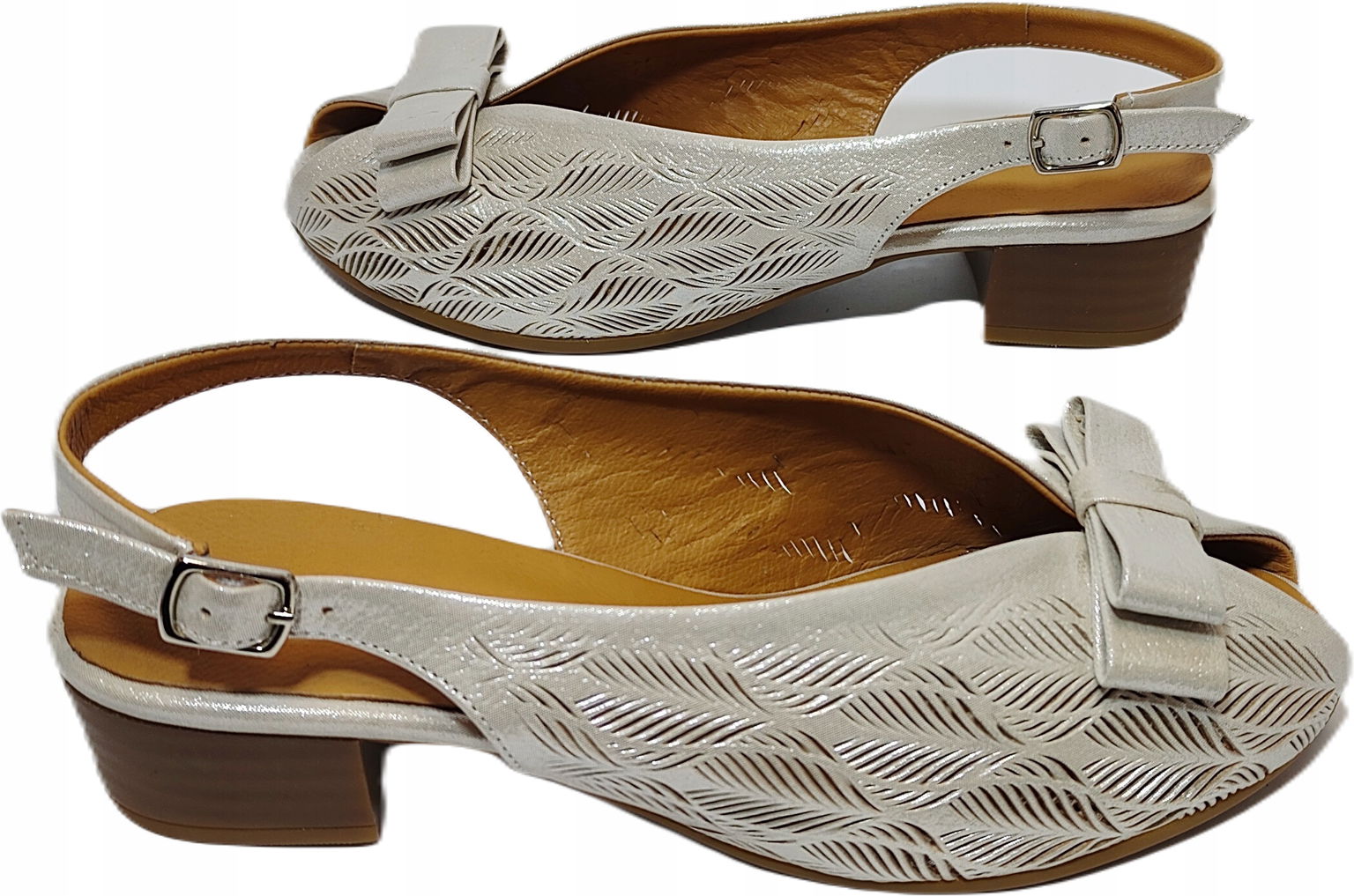 Elegantné sandále Boccato 0030, širšia tuhosť veľ.40