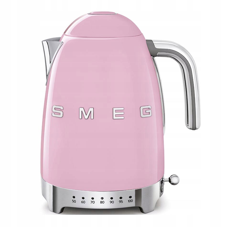 Elektrická kanvica s reguláciou teploty 1,7 l ružová 50's Style Smeg