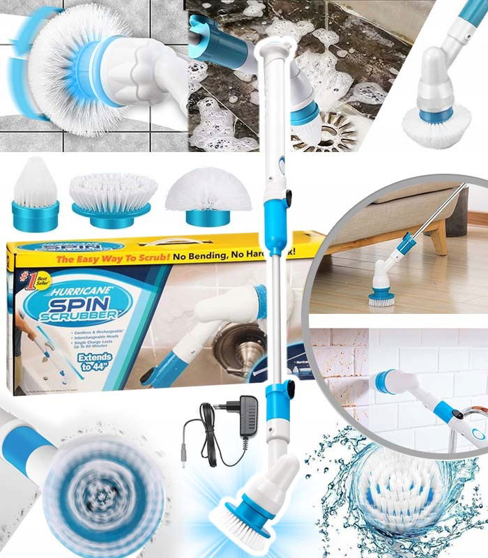 Elektrická Rotačná Kefa Na Čistenie Dlaždíc Scrubber Fug Mop Na Umývanie