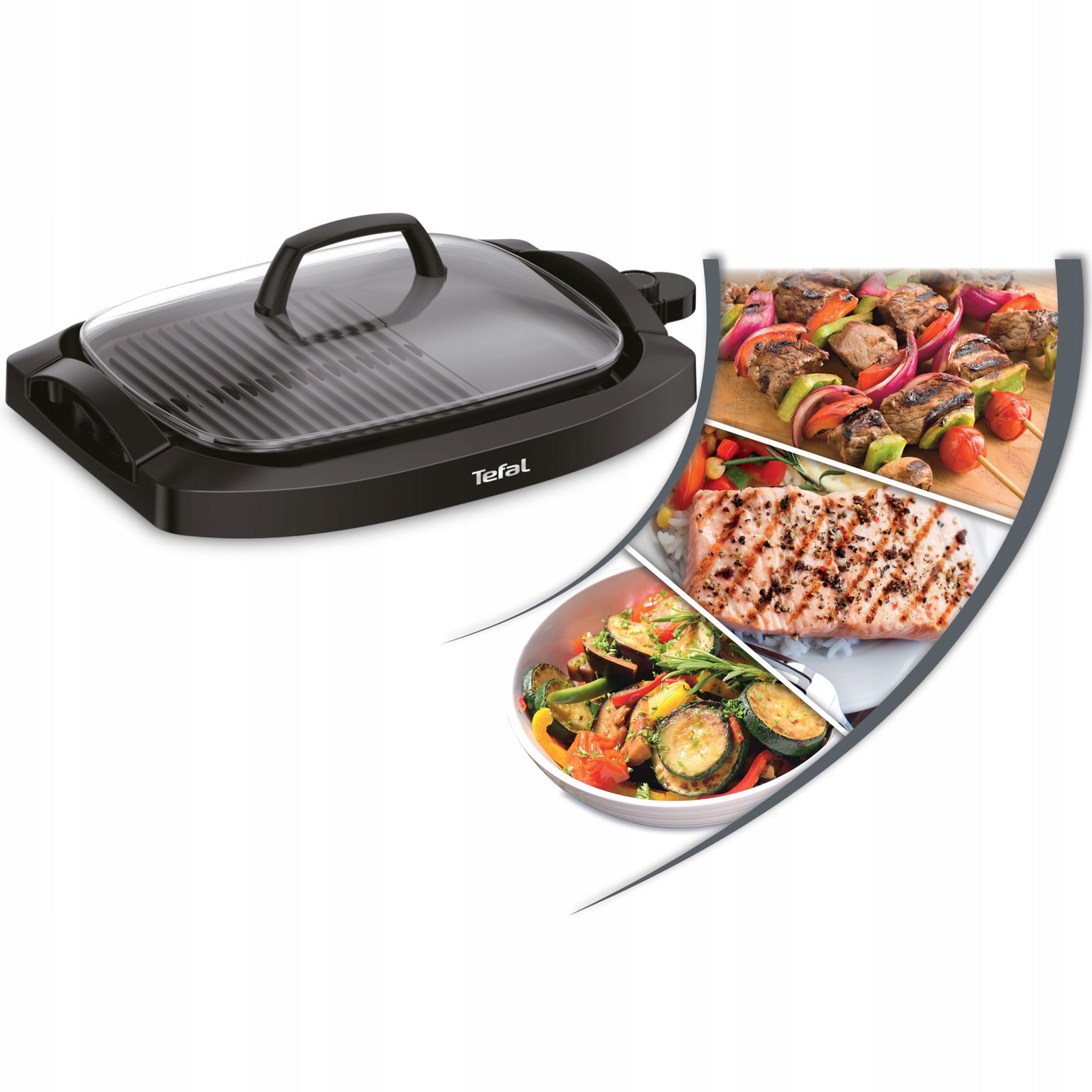 Elektrický gril Tefal CB6A0830 čierny 2000 W