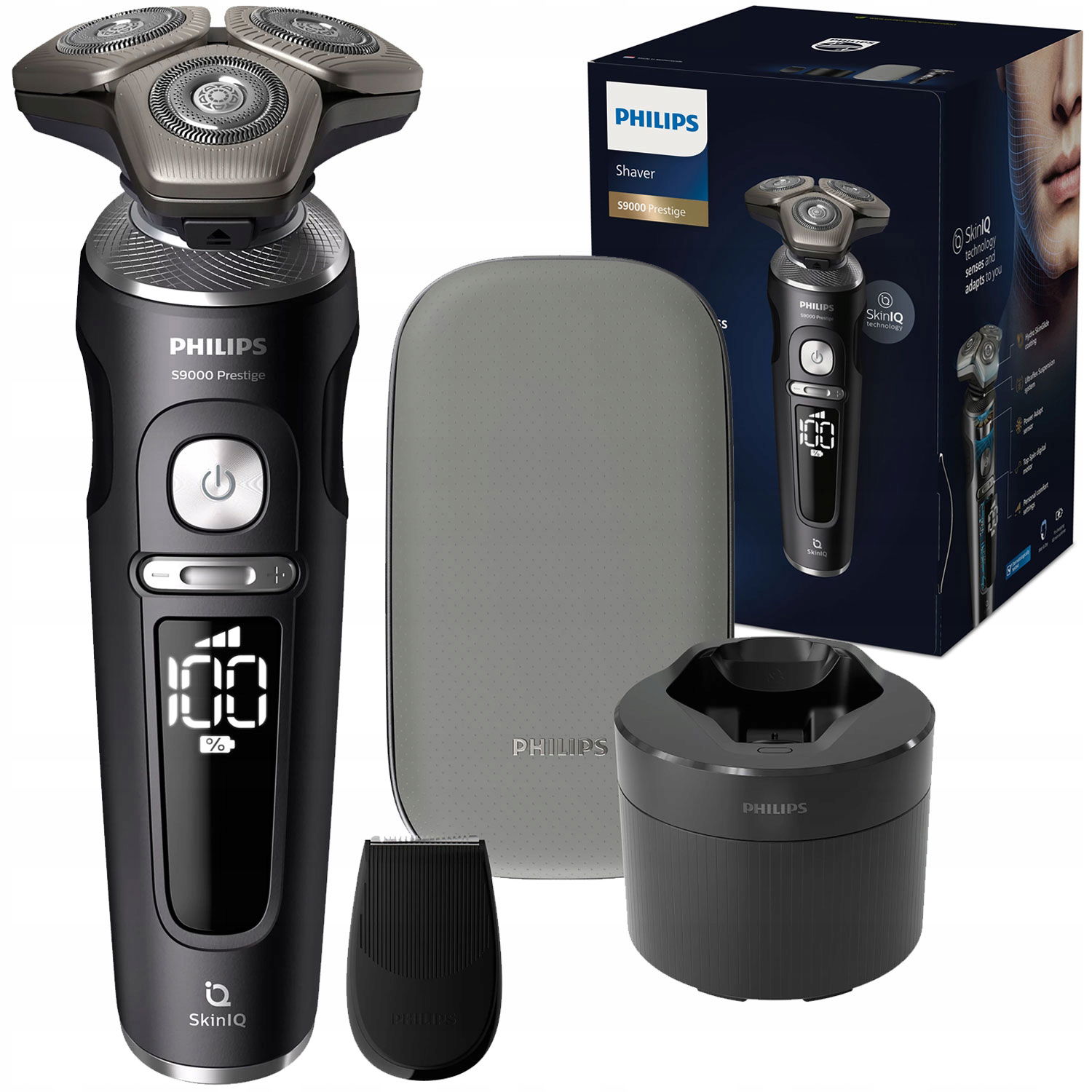 Elektrický holiaci strojček Shaver S9000 Prestige Philips SP9840/32, mokrý a suchý