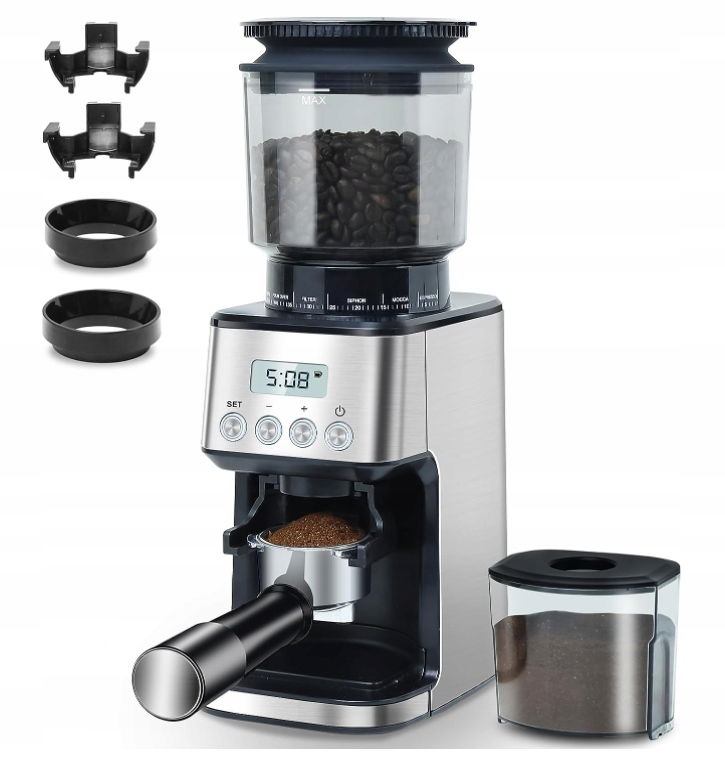 Elektrický mlynček Conical BD-CG018S strieborný/sivý