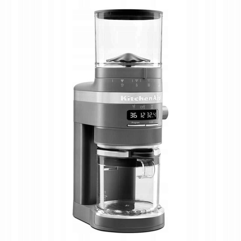 Elektrický mlynček KitchenAid 5KCG8433EDG 150 W strieborný/sivý