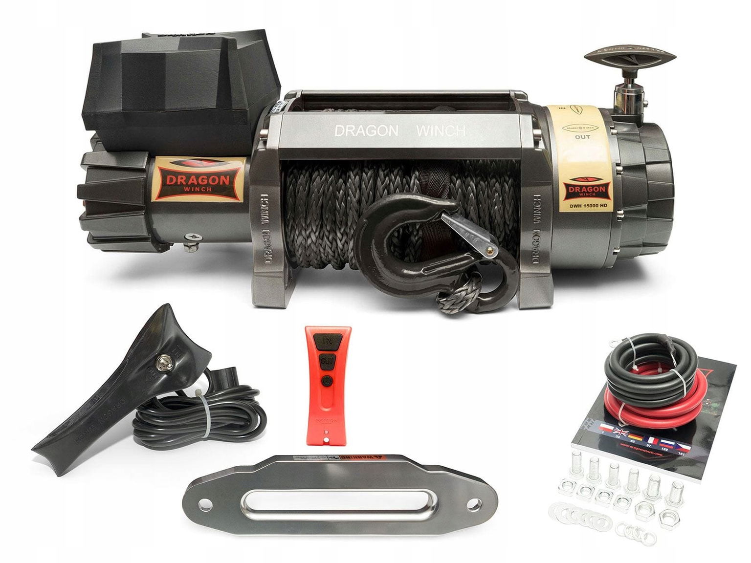 Elektrický Navijak 12V 6,8T Syntetické Lano