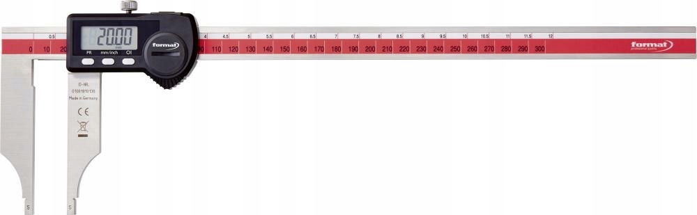 Elektronická posuvná meračka Format 4317784521826 1 mm