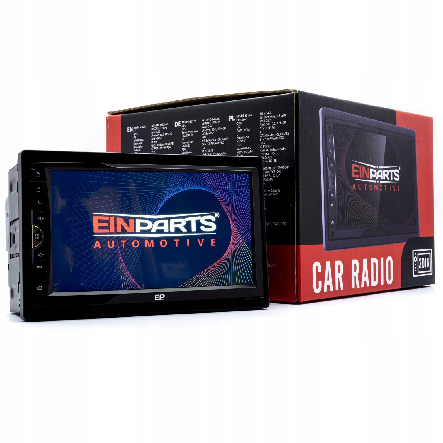 EPCR12 Premium Car Rádio 7" Gps Usb 4GB