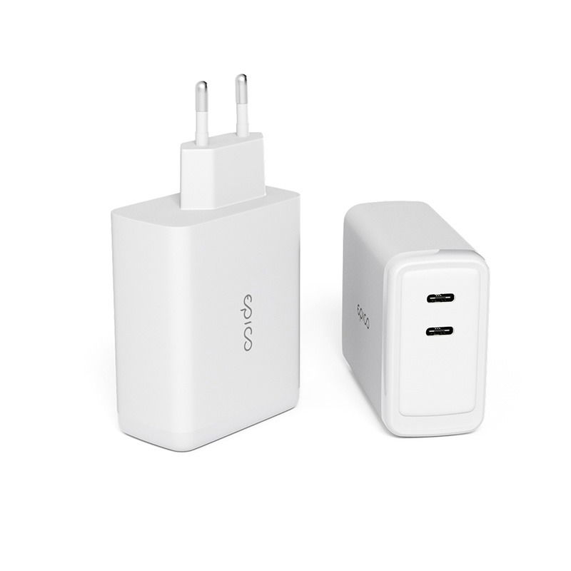 Epico 100W GaN kábel s 2m Usb-c káblom biely
