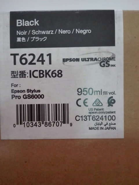 Epson Atrament Pre GS6000 Black C13T624100