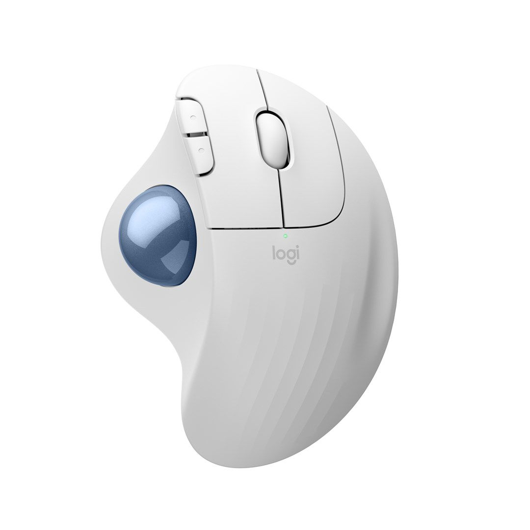 Ergo M575S Wrls Trackball/offwhite+blue Ball EMEA28-935
