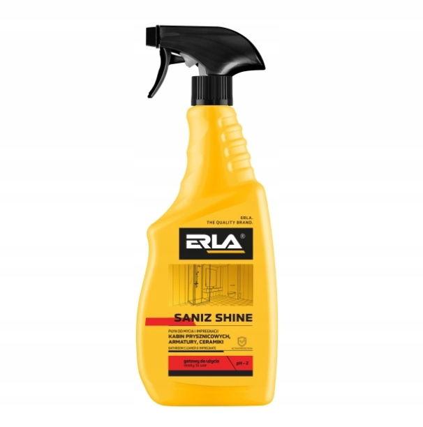 Erla Saniz Shine 750 ML Na Umývanie A Impregnáciu Kúpeľní S Rozprašovačom