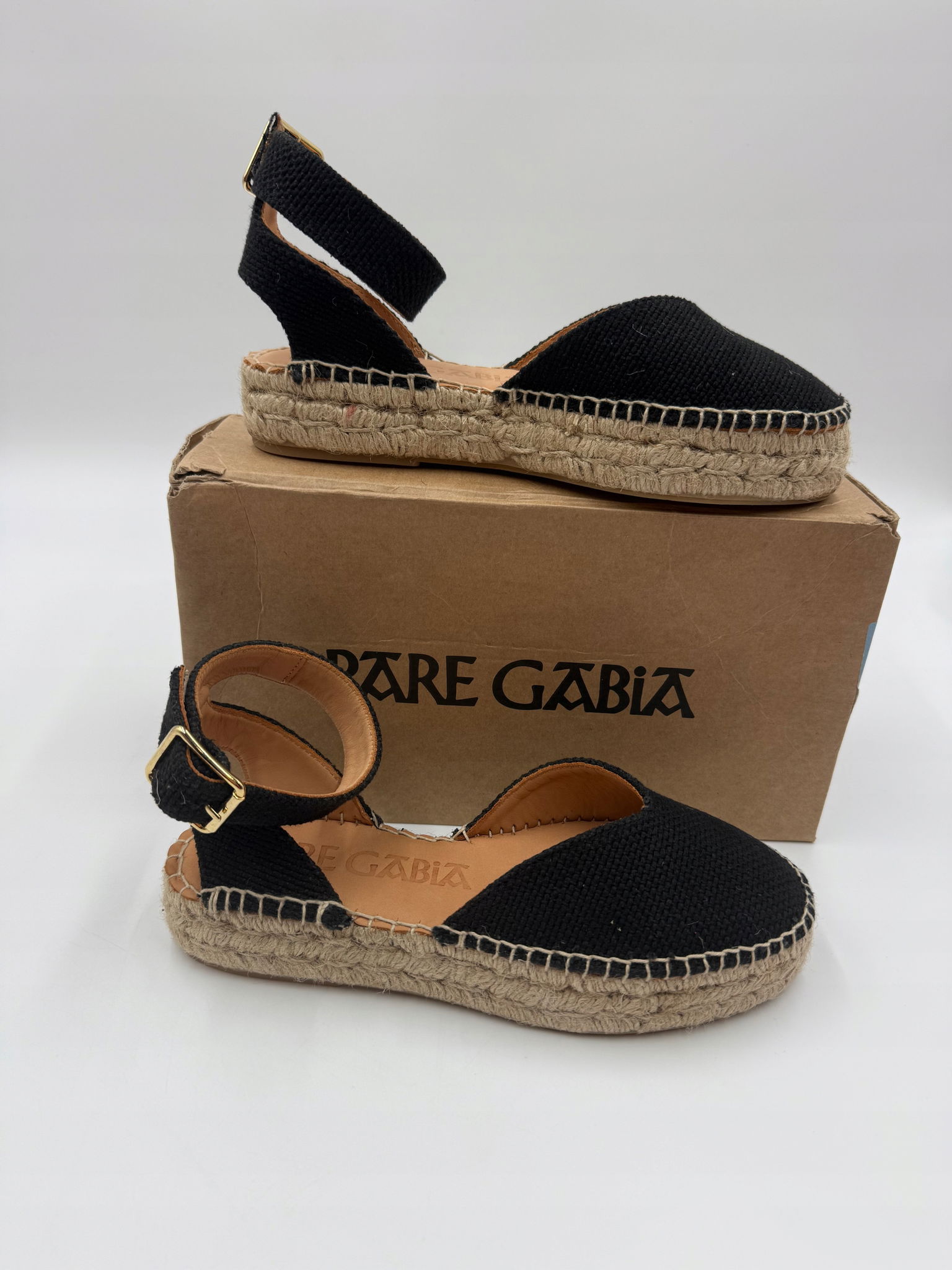 Espadryle čierne Pare Gabia 38
