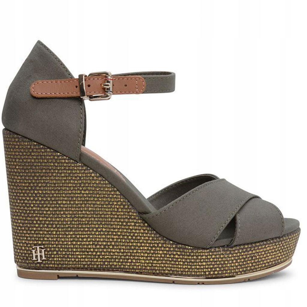 Espadryle Dámske Tommy Hilfiger FW0FW04078 Khaki