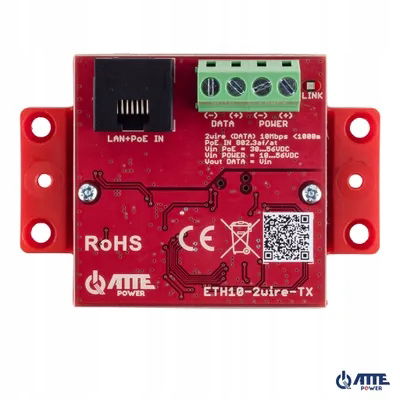 ETH10-2wire-SET Sada prevodníkov pre prenos Lan PoE, 2x