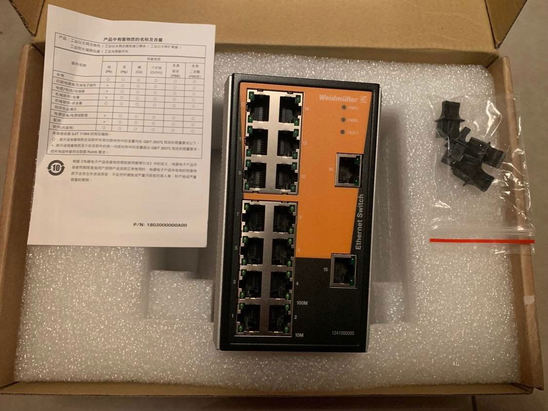 Ethernetový prepínač Weidmüller IE-SW-VL16-16TX