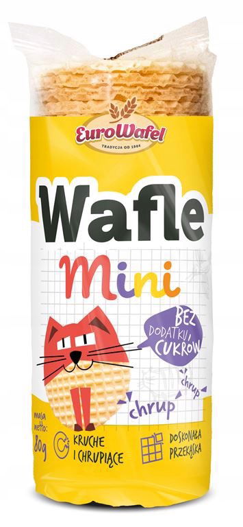 Eurowafel Wafle mini 80 g