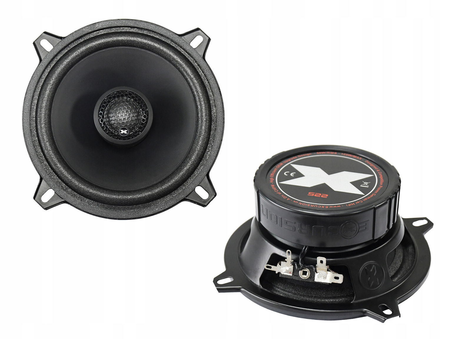 Excursion SX-522 reproduktory do auta 13 cm 130 mm 2 priechodné Germany