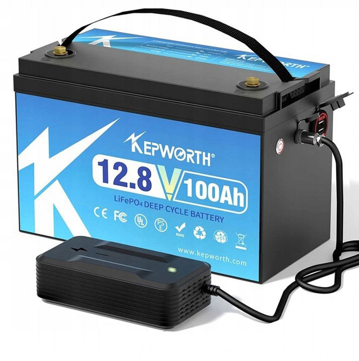 Externý akumulátor Kepworth LiFePO4 12,8V 100Ah Lítiový Usb akumulátor