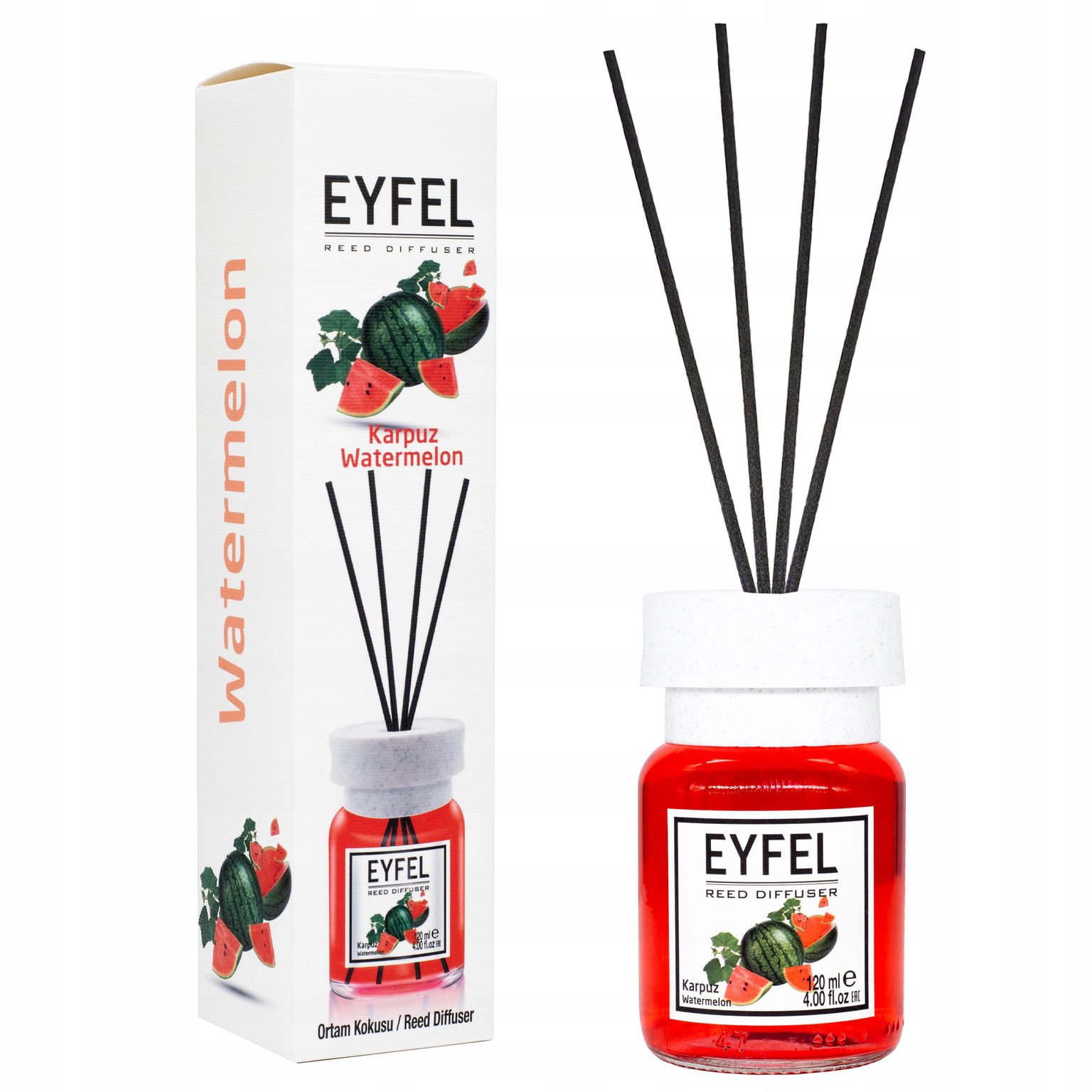 Eyfel Osviežovač vzduchu Difuzér Vonné tyčinky 120 ml Melón