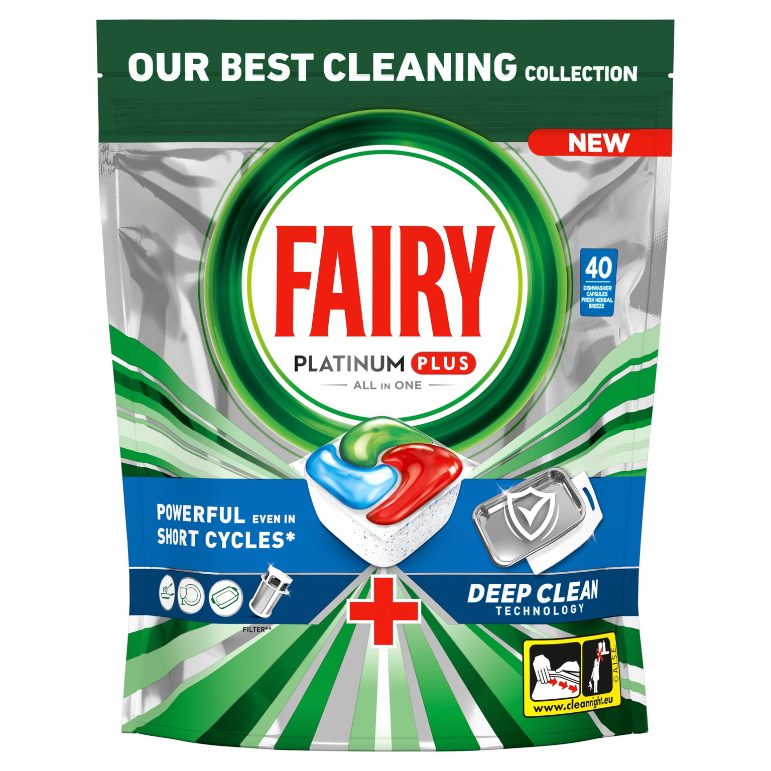 Fairy 40 ks Platinum Plus Deep Clean