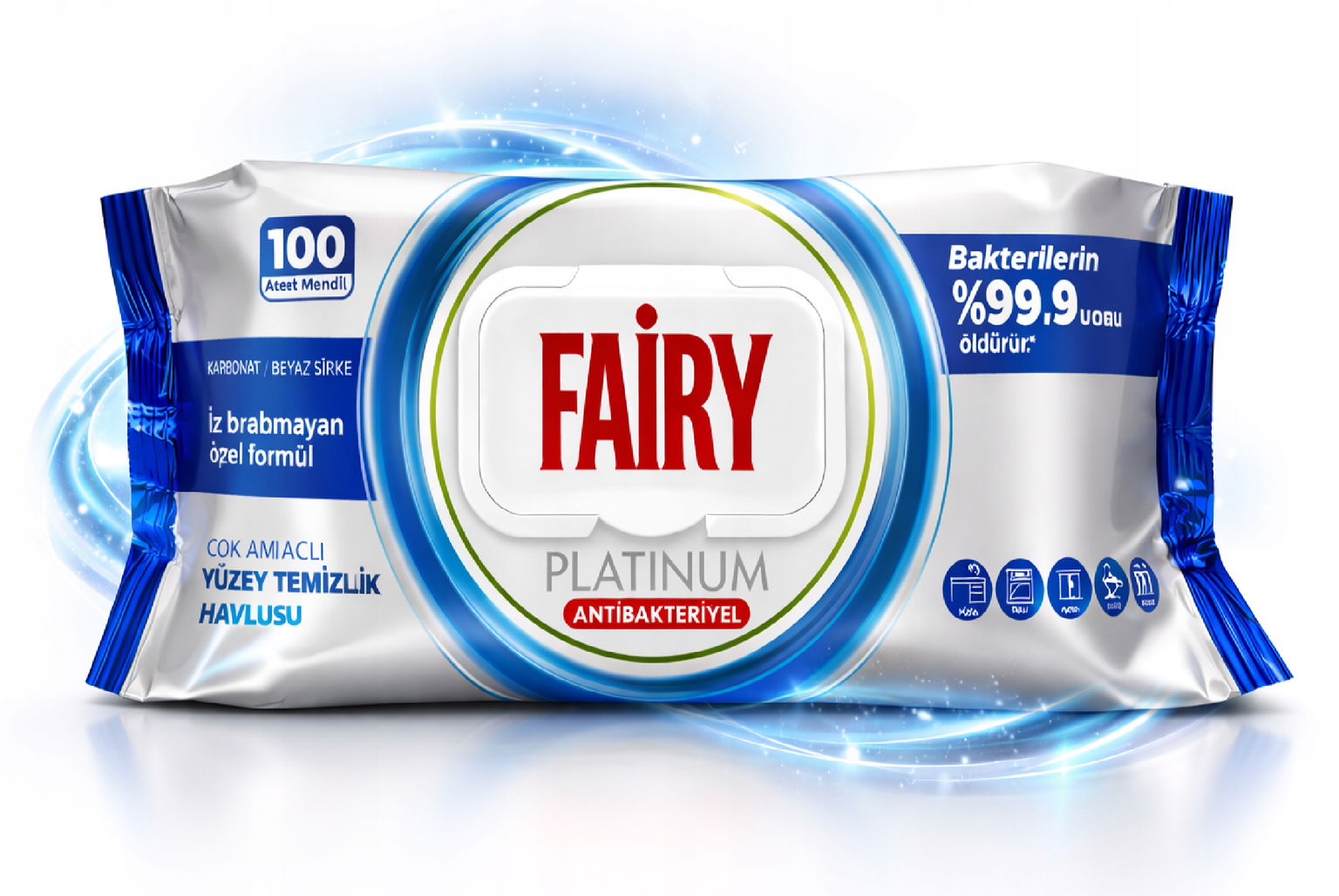 Fairy Utierky 100KS Univerzálne Antibakteriálne Bez Šmúh