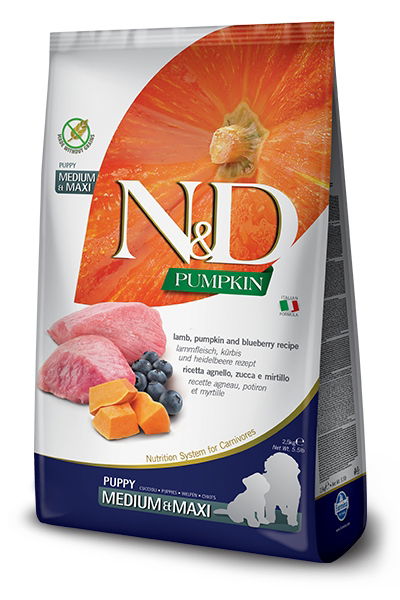 Farmina N&d Pumpkin Lamb & Blueberry Puppy Medium/Maxi 12 kg pre šteniatka