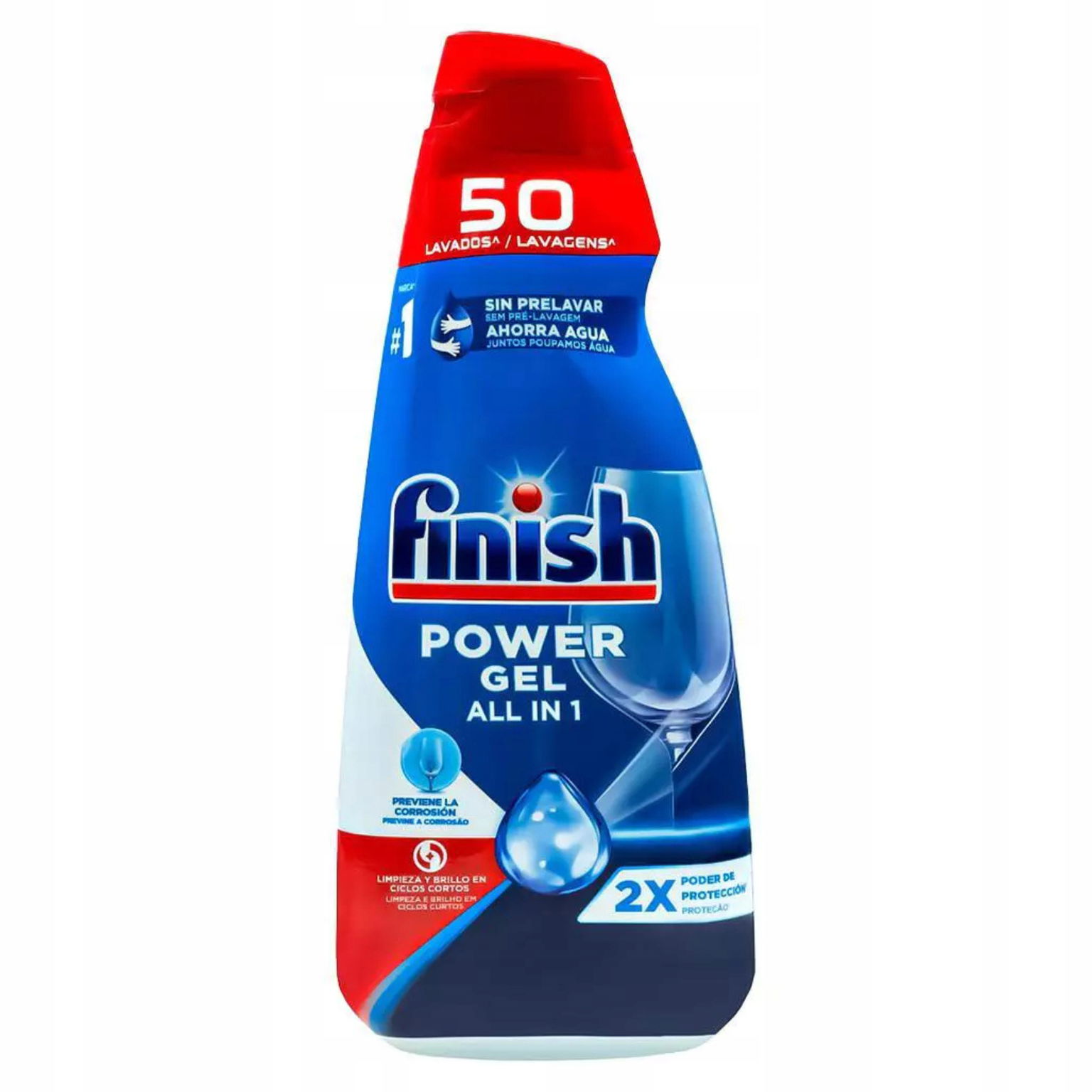 Finish All in 1 Power Gel intenzívny gél do umývačky riadu 1000 ml