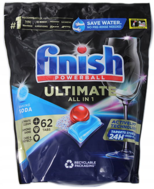 Finish Kapsule Powerball Ultimate 62 ks