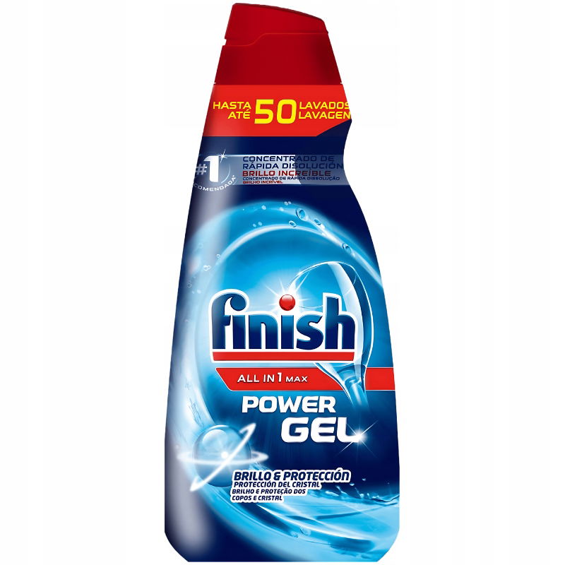 Finish Power gél do umývačky riadu All in 1 Max 50 cyklov 1 l