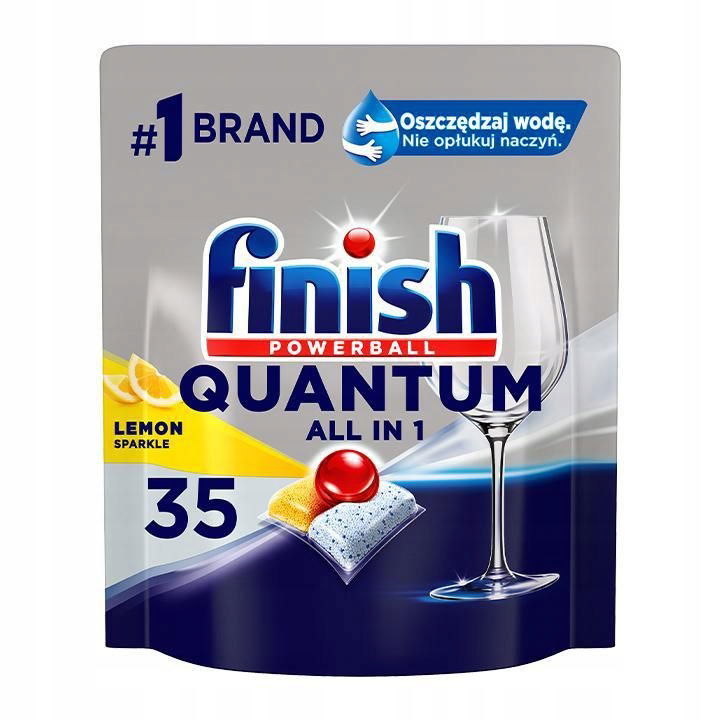 Finish Quantum All In 1 Lemon Kapsule Do Umývačky 35 Kusov