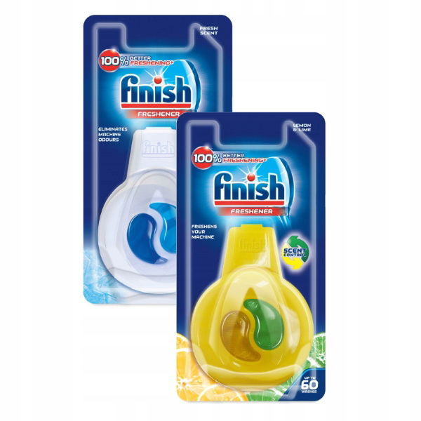 Finish Vôňa do umývačky riadu Osviežovač Mix Regular Citrón 2 ks
